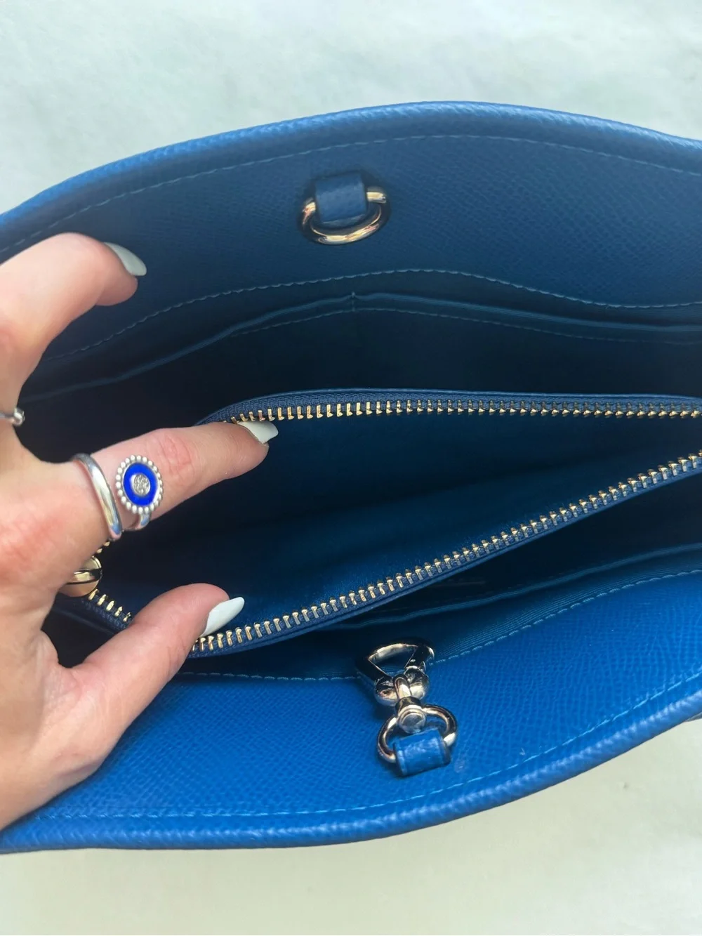 Like New Royal Blue Vintage Coach Bag